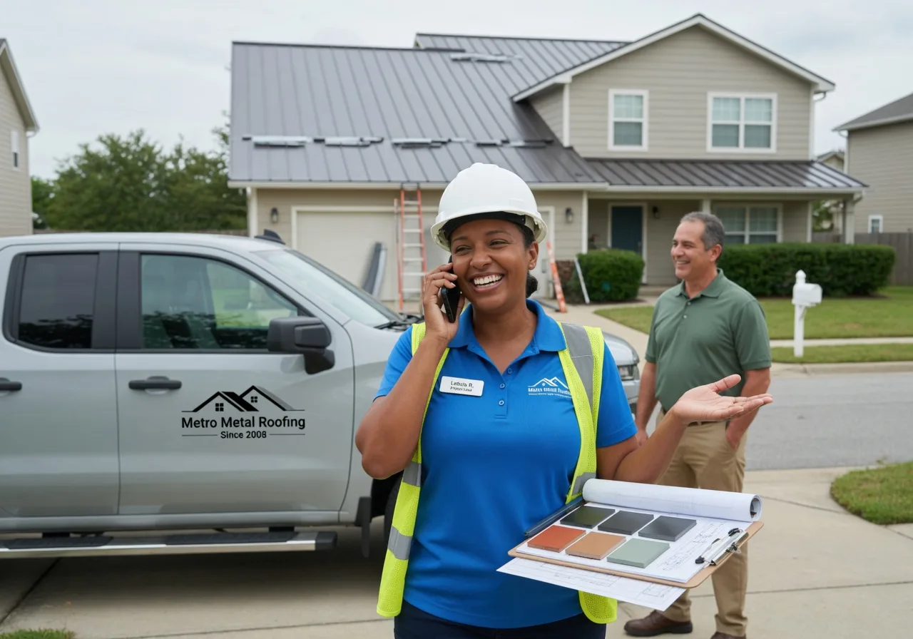 Storm Damage Metal Roof Repair in Woodward, IA